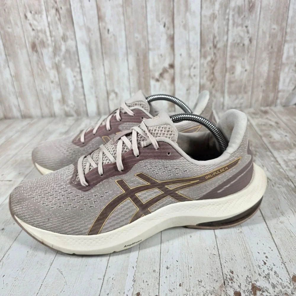 ASICS Gel-Pulse 14 Womens Running Shoes Mauve Taupe 1012B318 Size 11